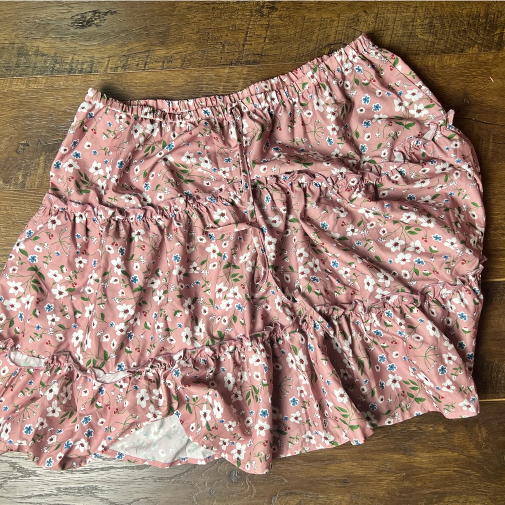 Mid Length SHEIN Skirt Floral Print 1X